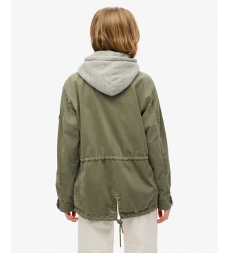 Superdry Parka Hooded Military verde