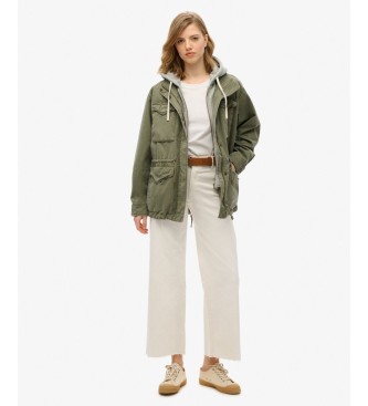 Superdry Parka Hooded Military verde