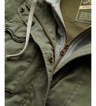 Superdry Parka Hooded Military verde