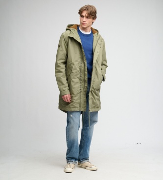 Superdry Parka Militar verde