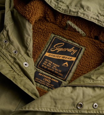 Superdry Parka Militar verde
