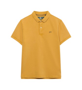 Superdry Polo Classic Piqué geel