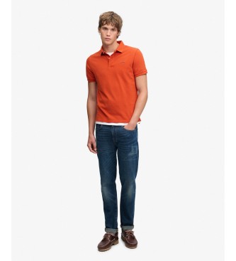 Superdry Polo Classic Pique oranje