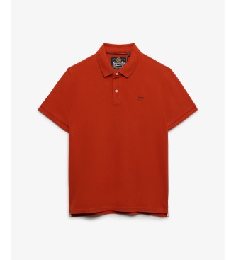Superdry Polo Classic Pique oranje