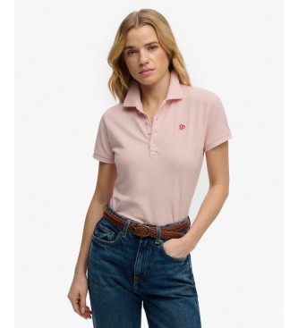 Superdry Polo Heritage Slim Fit lyserød