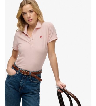 Superdry Polo Heritage Slim Fit lyserød