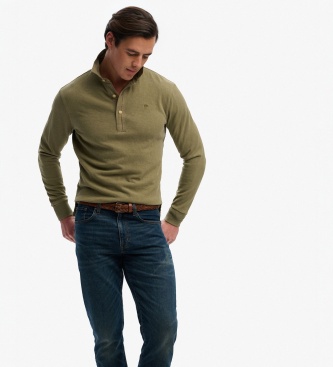 Superdry Polo Classic Rugby vert