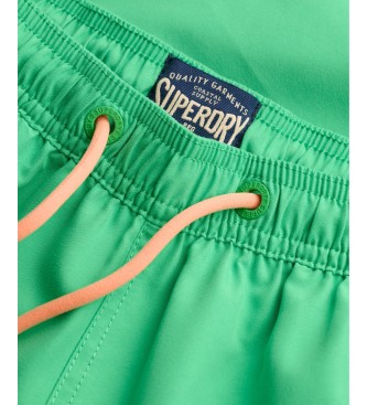 Superdry Maillot de bain avec logo imprimé vert