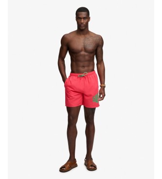 Superdry Maillot de bain Printed Logo 16 rose