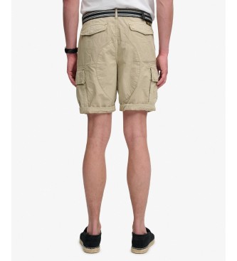 Superdry Beige Ripstop Light cargo shorts
