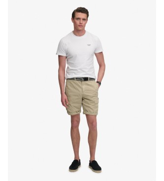 Superdry Beige Ripstop Light cargo shorts
