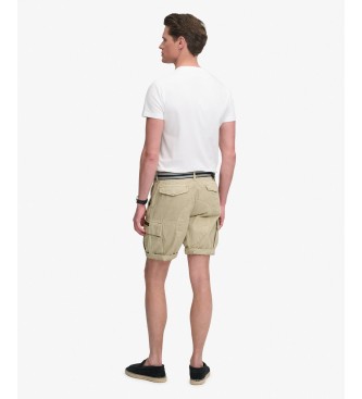 Superdry Beige Ripstop Light cargo shorts