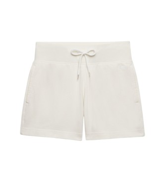 Superdry Short Studios gebroken wit