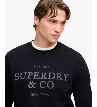 Superdry Bluza 1954 Company Relaxed granatowa