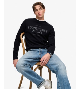 Superdry Bluza 1954 Company Relaxed granatowa