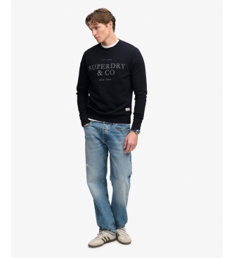 Superdry Bluza 1954 Company Relaxed granatowa