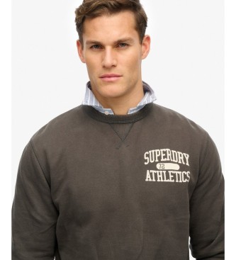 Superdry Pulover Athletic ESS temno siva