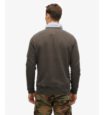 Superdry Pulover Athletic ESS temno siva