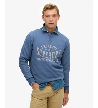 Superdry Blauwe Athletic Essential sweater