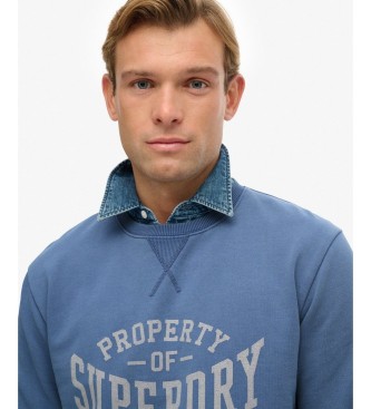 Superdry Blauwe Athletic Essential sweater