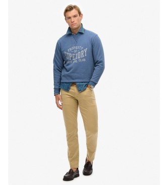 Superdry Blauwe Athletic Essential sweater
