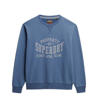 Superdry Blauwe Athletic Essential sweater