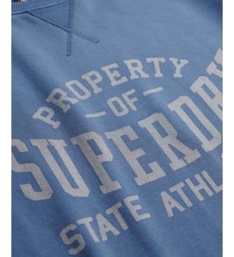 Superdry Blauwe Athletic Essential sweater