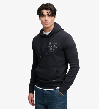 Superdry 1954 Company Relaxed Navy Hoodie