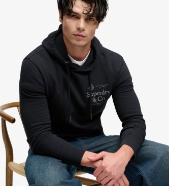 Superdry 1954 Company Relaxed Navy Hoodie