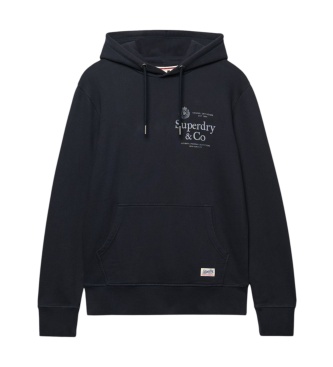 Superdry 1954 Company Relaxed Navy Hoodie