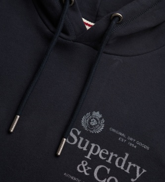 Superdry 1954 Company Relaxed Navy Hoodie