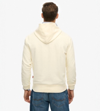 Superdry Sweat à capuche Code Core Sport beige