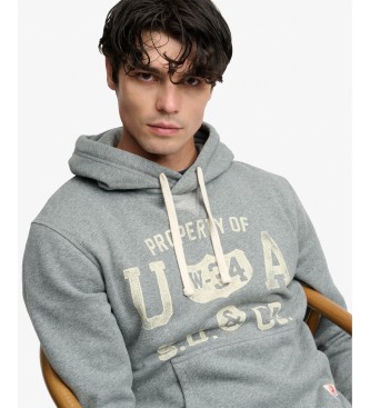 Superdry Pulover s kapuco ESS siv