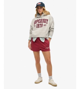 Superdry Sweat à capuche ESS Relaxed gris