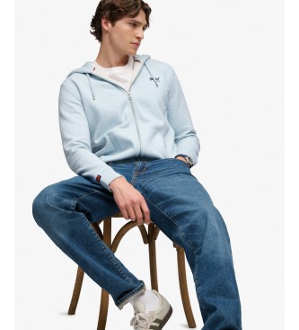 Superdry Essential Logo Blue Hoodie