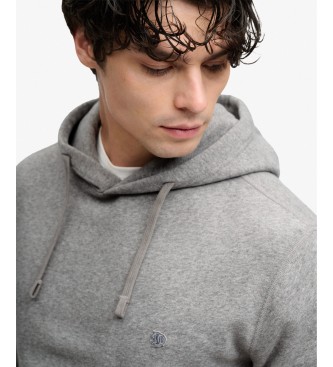 Superdry Bluza z kapturem Essential Logo szara