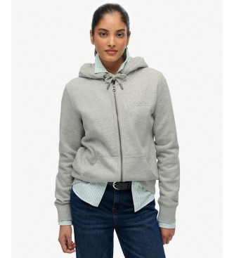 Superdry Essential Logo Hoodie in Grey