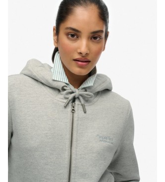 Superdry Essential Logo Hoodie in Grey
