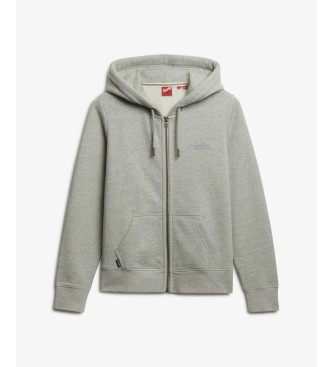 Superdry Essential Logo Hoodie in Grey