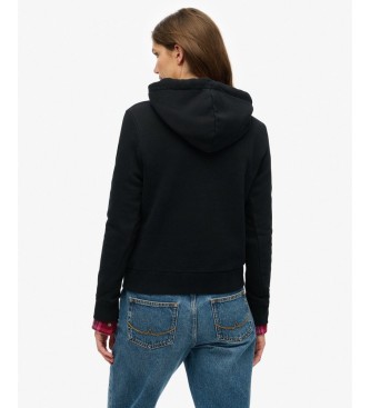 Superdry Black Floral hoodie