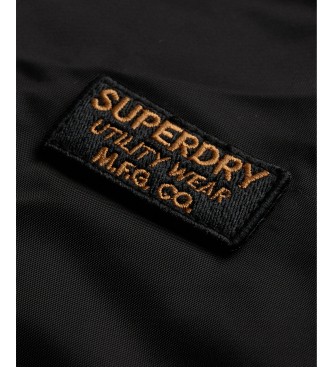 Superdry Blouson à capuche MA1 noir