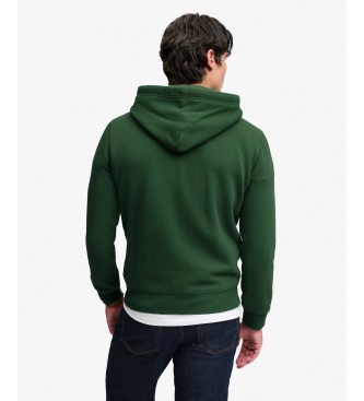 Superdry Outdoors Stripe Logo green hoodie