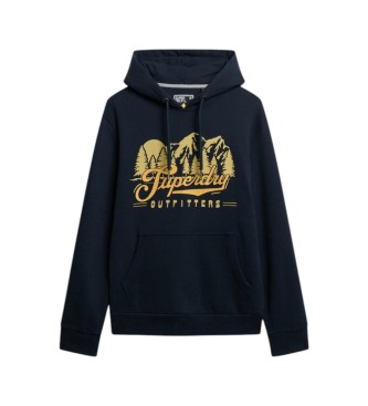 Superdry Sweat à capuche Outfitters bleu marine