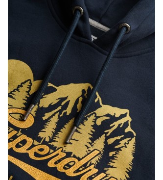 Superdry Sweat à capuche Outfitters bleu marine