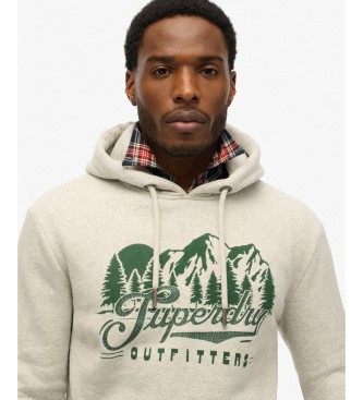 Superdry Sweat à capuche Outfitters gris