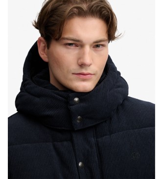 Superdry Premium marineblauwe jas met capuchon