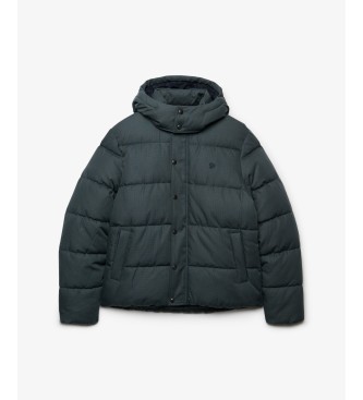 Superdry Giacca con cappuccio Premium Check verde