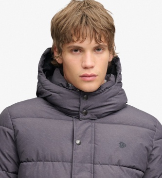 Superdry Premium hoodie met capuchon in grijs