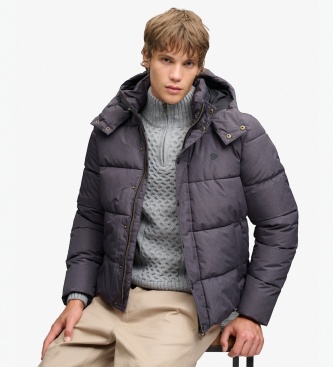 Superdry Premium hoodie met capuchon in grijs