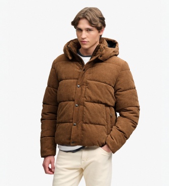 Superdry Premium bruine jas met capuchon